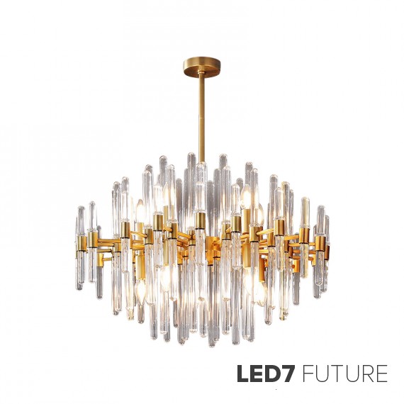 Loft Industry Modern - Tube Bunch Chandelier